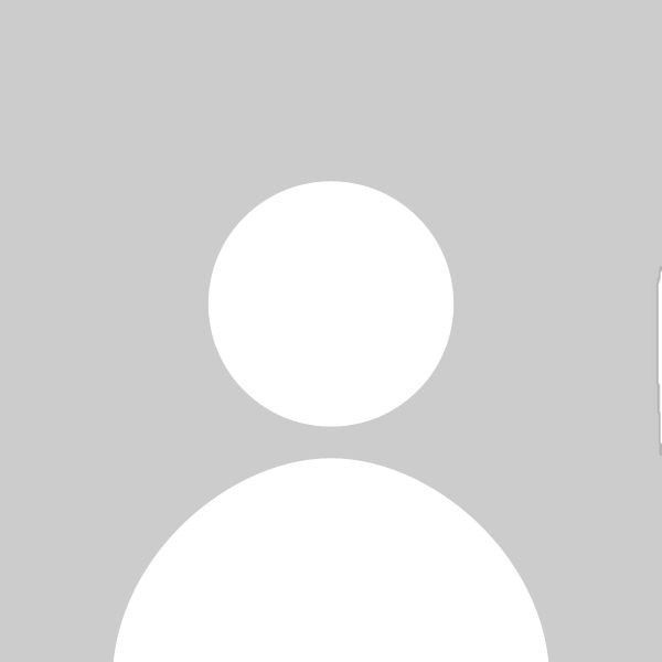 Generic user profile avatar placeholder with grey background and white circular head and torso.