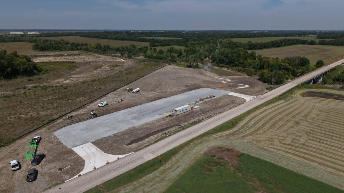 Current Fossil Park construction as of September 2025